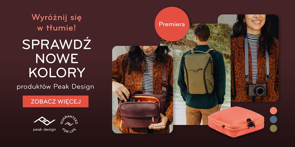 Peak Design nowe kolory