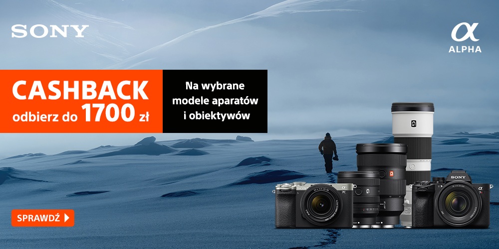 Zgarnij nawet do 1700 zł zwrotu w promocji Sony Cashback