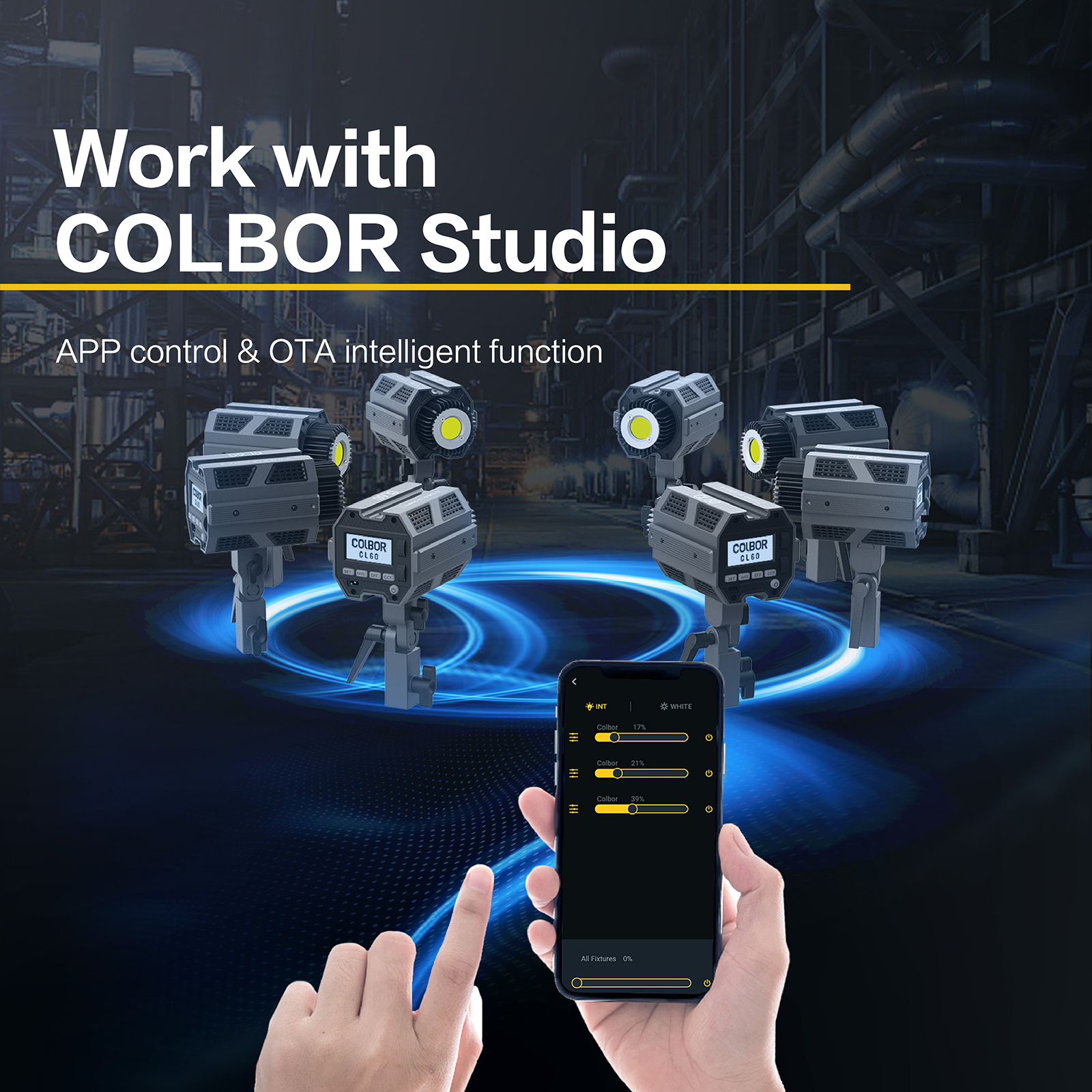Lampa Colbor COB LED CL60 Bi-colorx