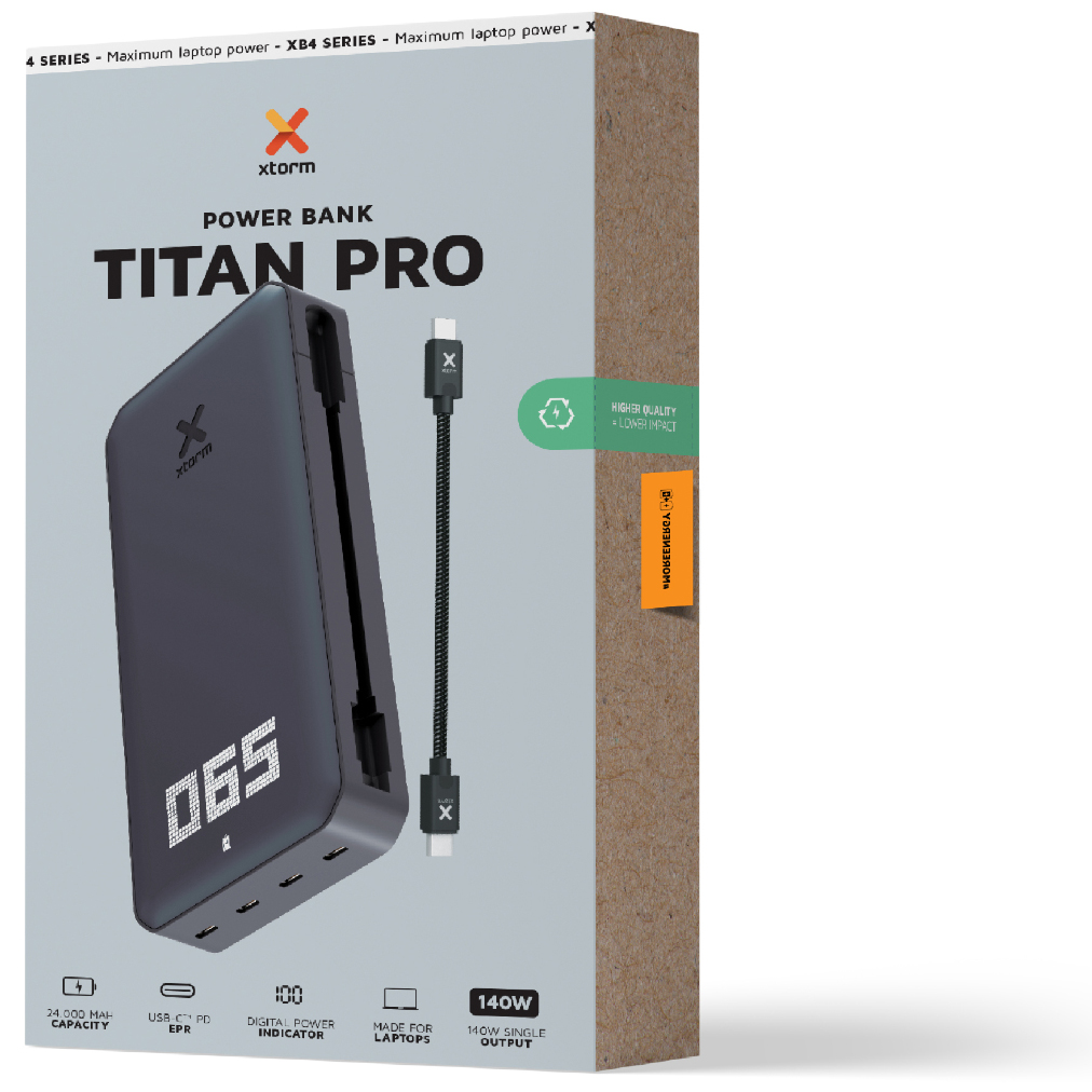 Xtorm POWER BANK 60W Titan Pro USB-C 140W 24000 mAh