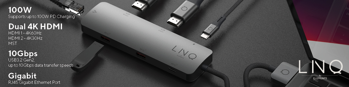 LINQ Adapter 7in2 D2 Pro MST USB-C Multiport