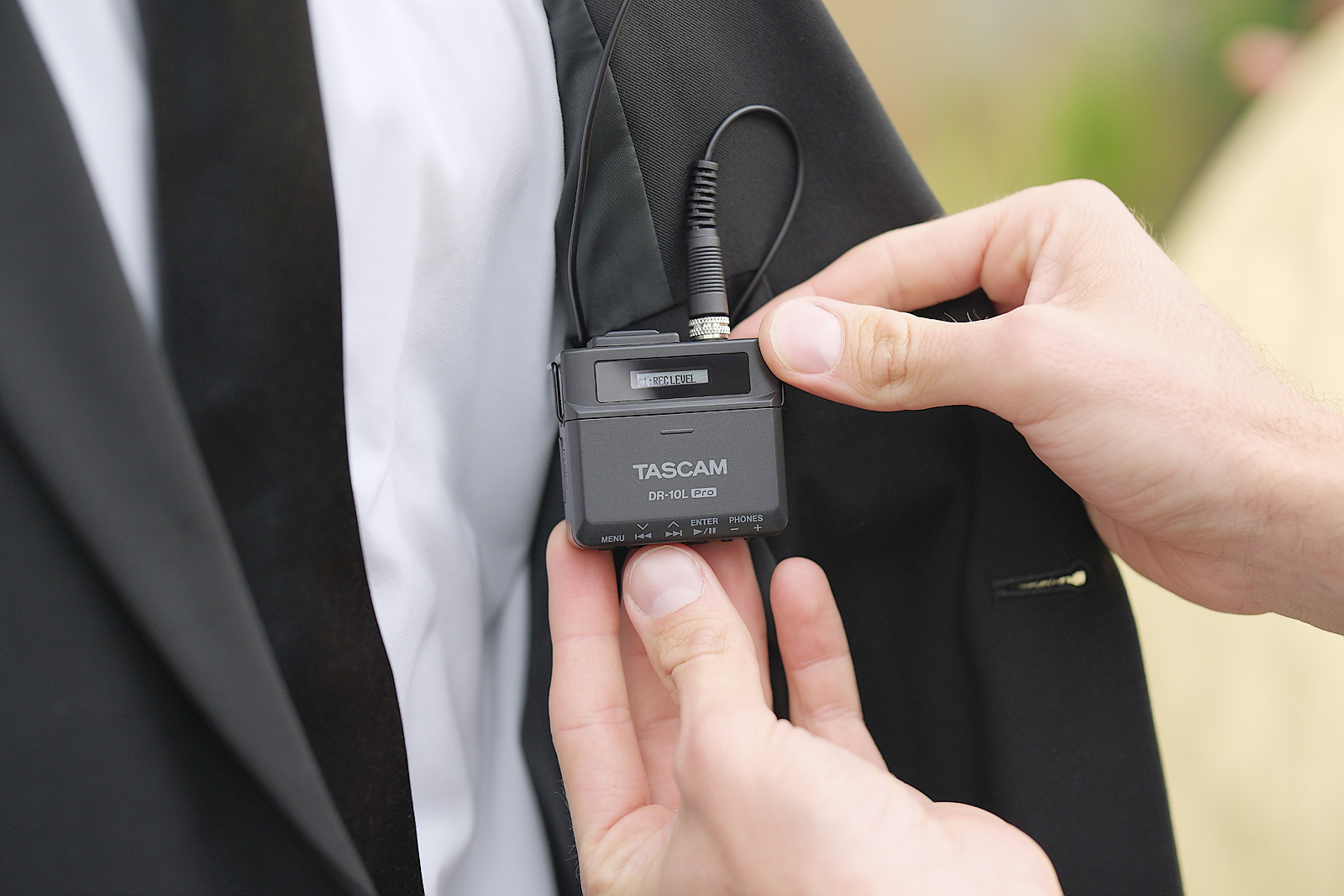 Tascam DR-10L Pro rejestrator audio z mikrofonem lavalier