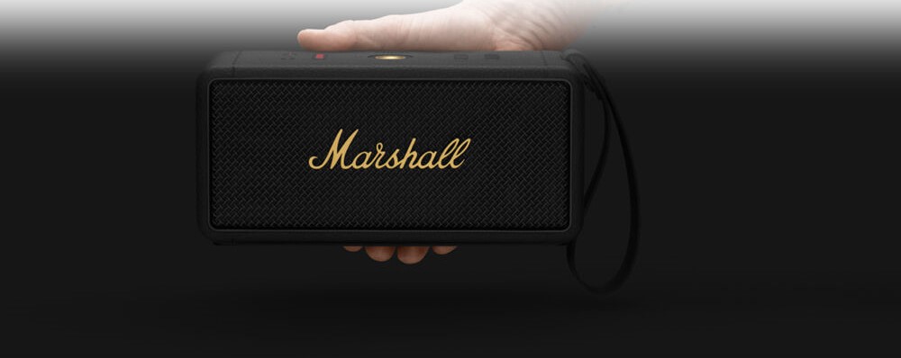 Głośnik Marshall Bluetooth Middleton czarno-miedziany