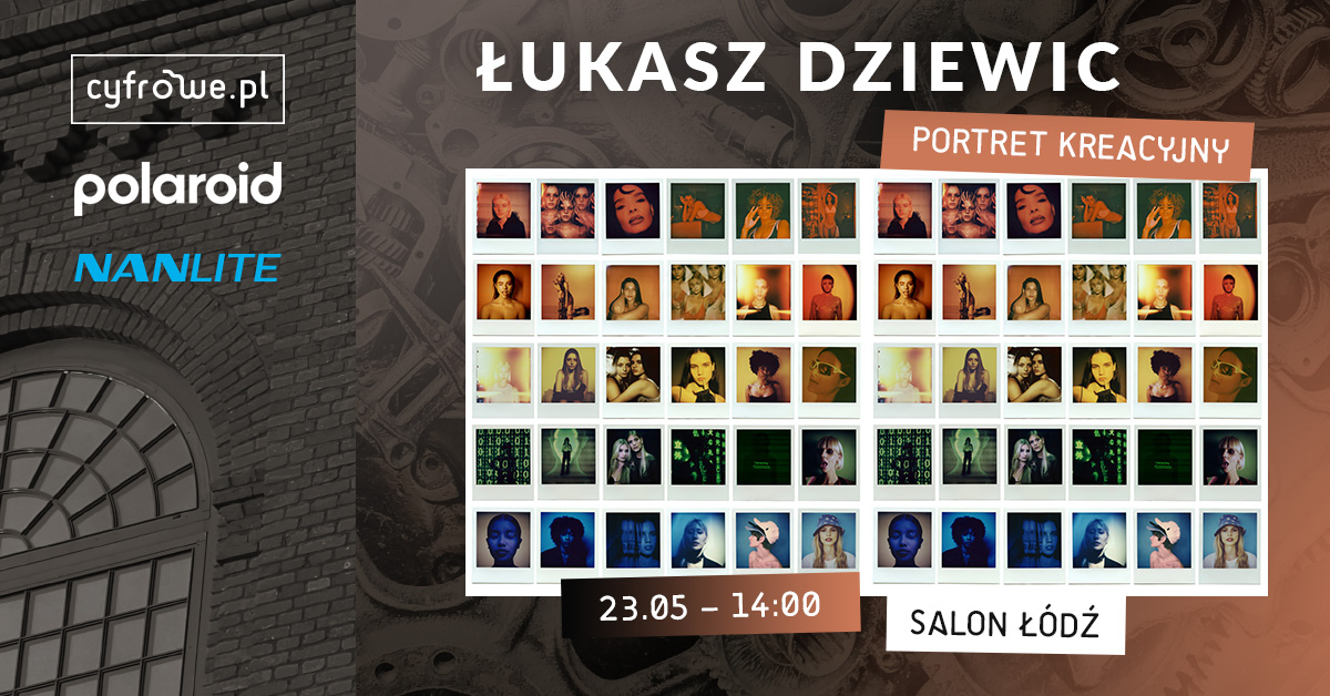  Cyfrowe.pl Kreacyjny portret z Polaroid i Nanlite - warsztaty w Gdańsku z Krzysztofem Salwarowskim