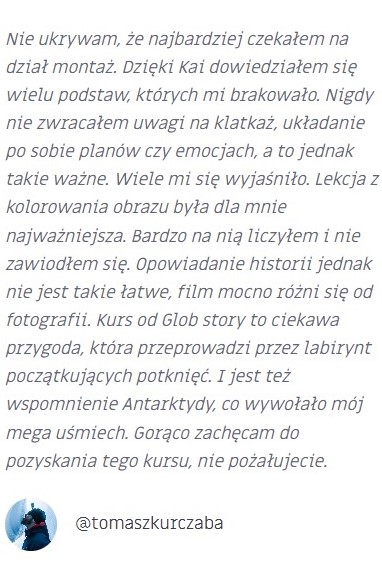 Globstory Kurs filmowy