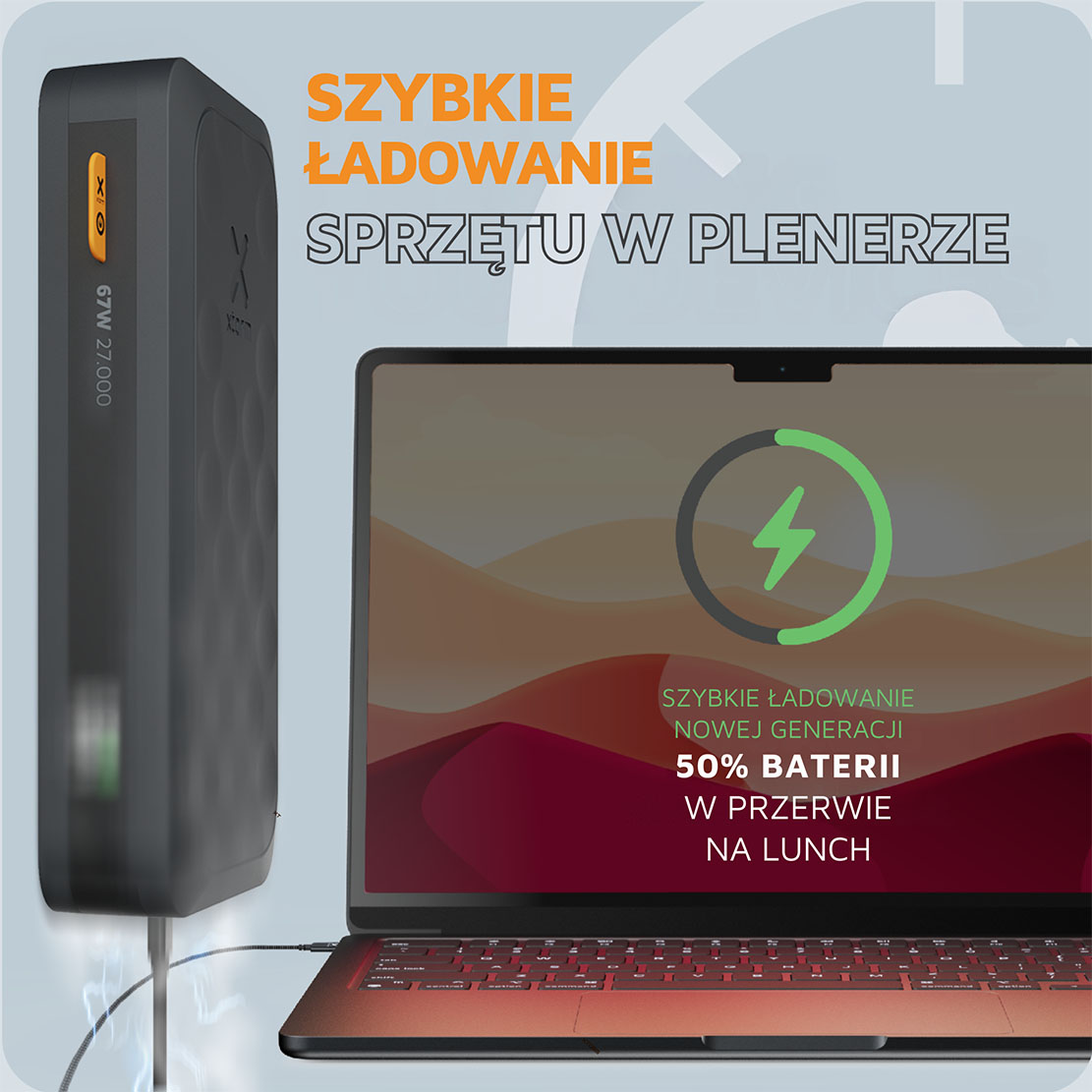 Xtorm Powerbank Fuel 27000 mAh 67W czarny