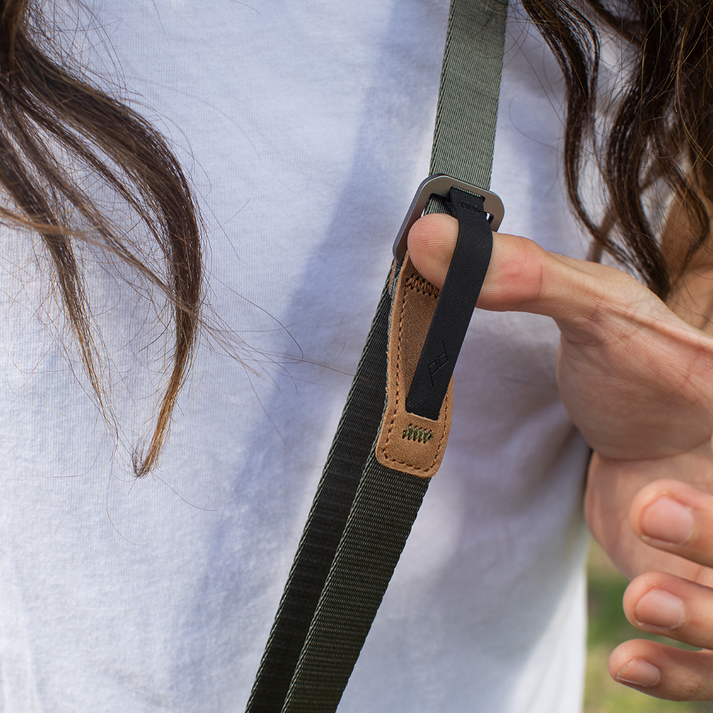 Pasek Peak Design Pasek na szyję LEASH v3 szarozielony