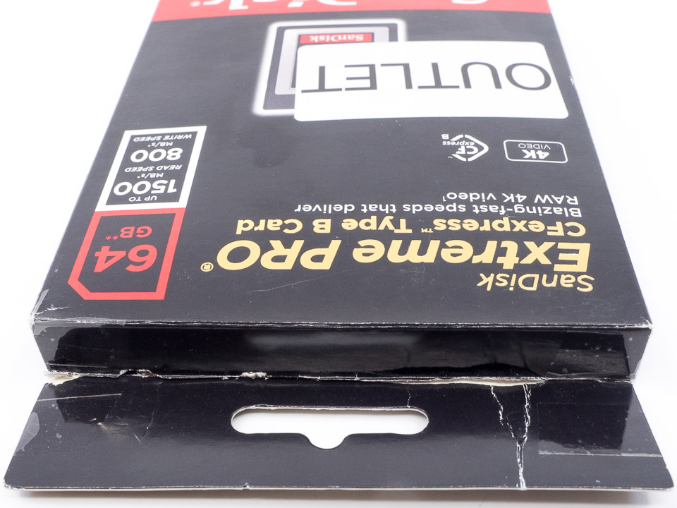 Karta pamięci Sandisk CFexpress TYP B Extreme Pro 64GB 1500 MB/s N OUTLET