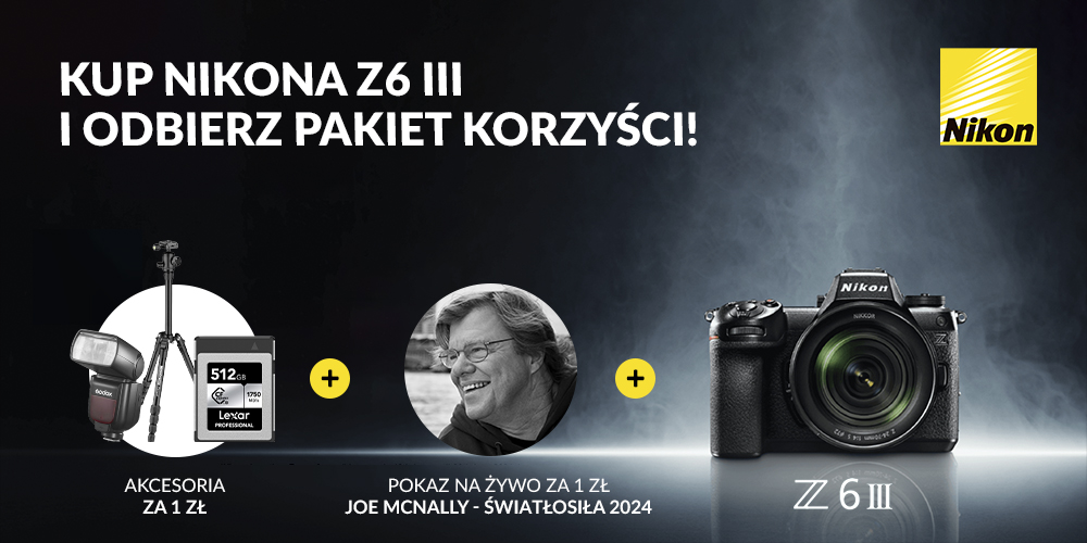 Nikon Z6 III + akcesoria
