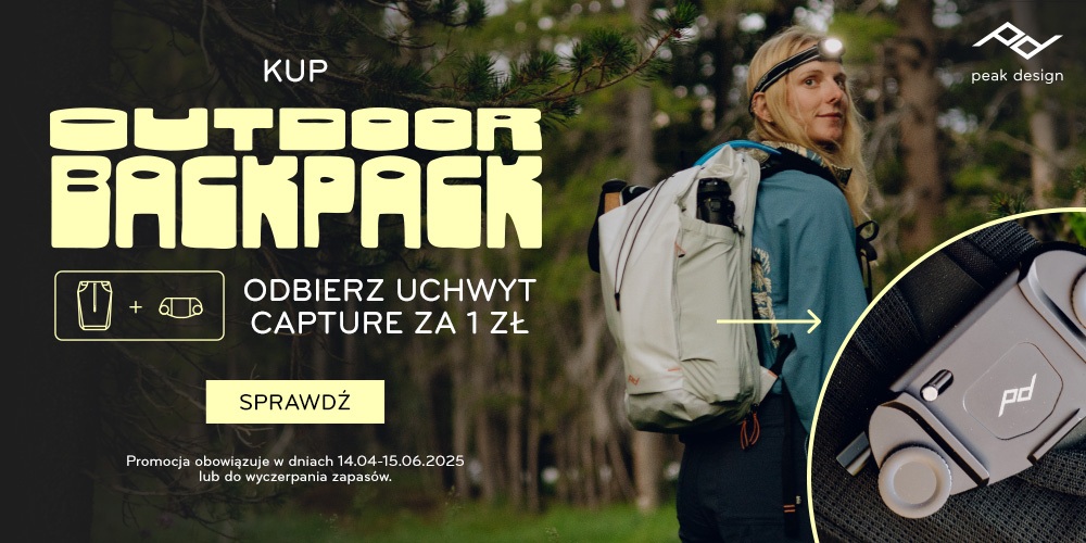 Plecak Peak Design + uchwyt Capture V3
