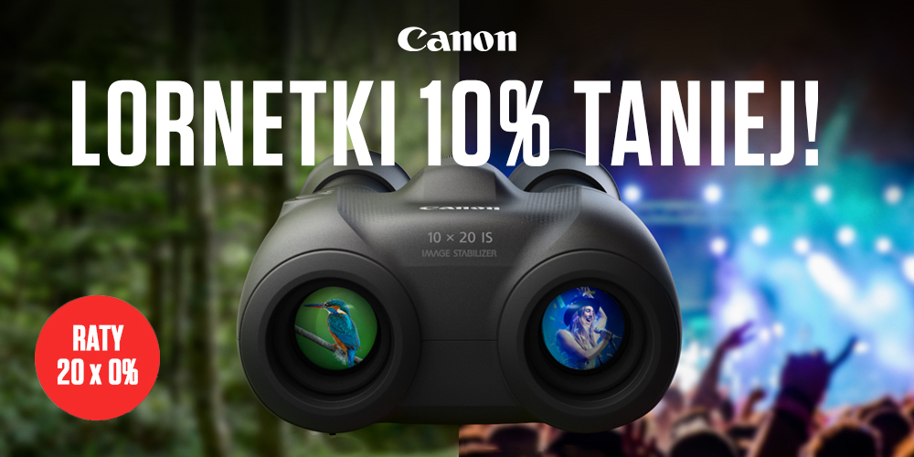 Kup wybrane lornetki Canon z 10% rabatem!