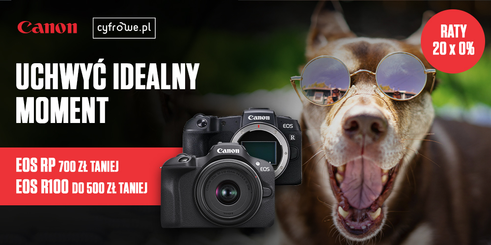 Uchwyć idealny moment z Canon - EOS R100 oraz EOS RP kupisz do 700 zł taniej!