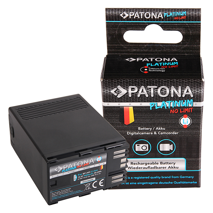 Patona Platinum BP-A65 zamiennik 99.4Wh do Canon (EOS C70 / 200 / 300 / 500 / XF605 / 705) [1315] (w magazynie!)