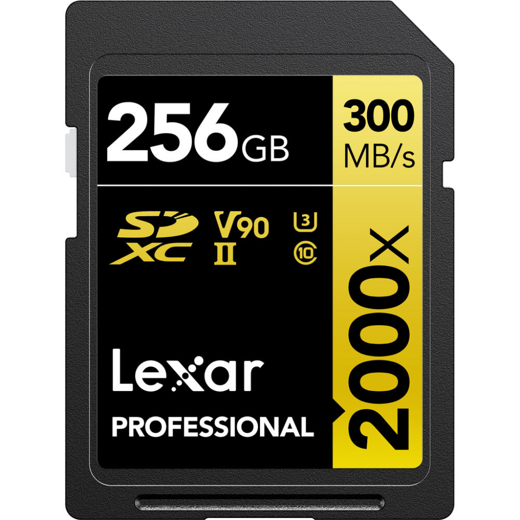 Lexar SDXC 256GB 2000x Pro UHS-II V90 U3 czytnik gratis!