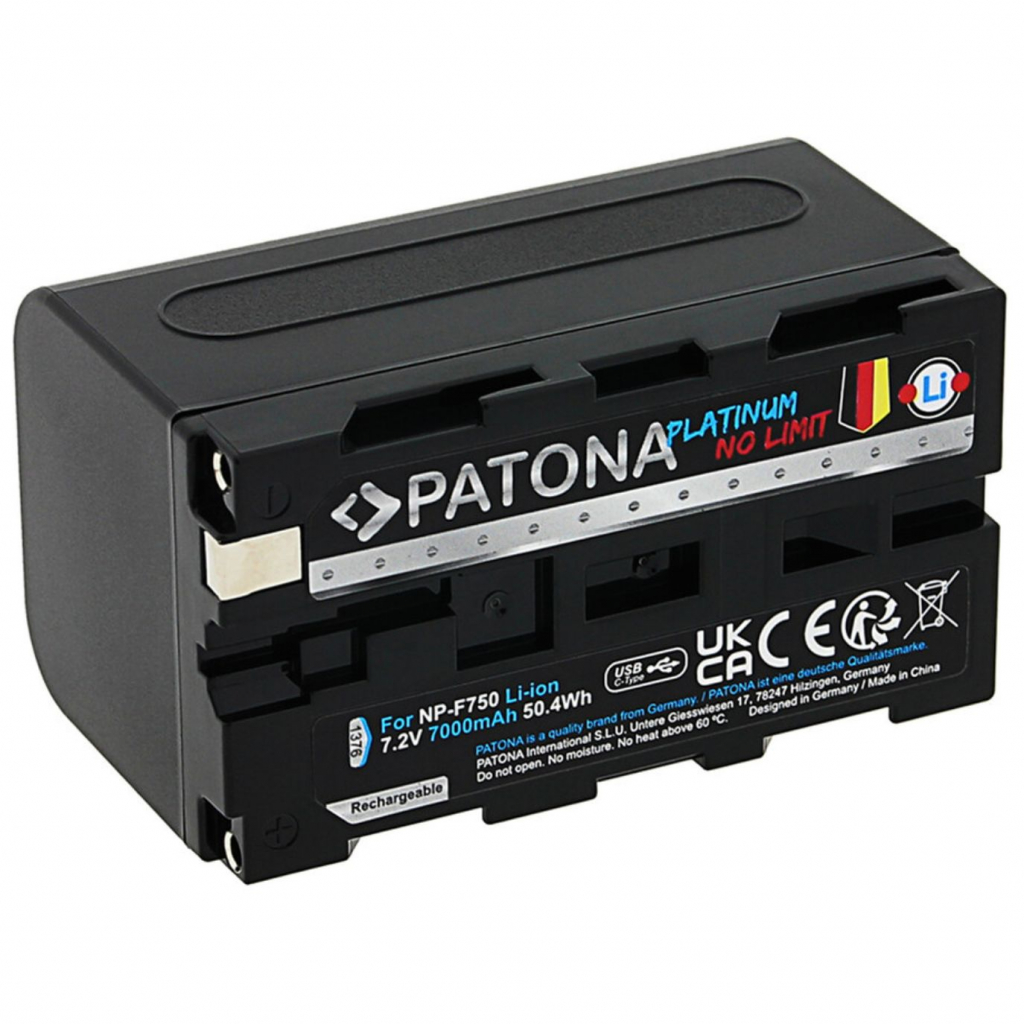 Patona Platinum Sony NP-F750 USB-C (w magazynie!)