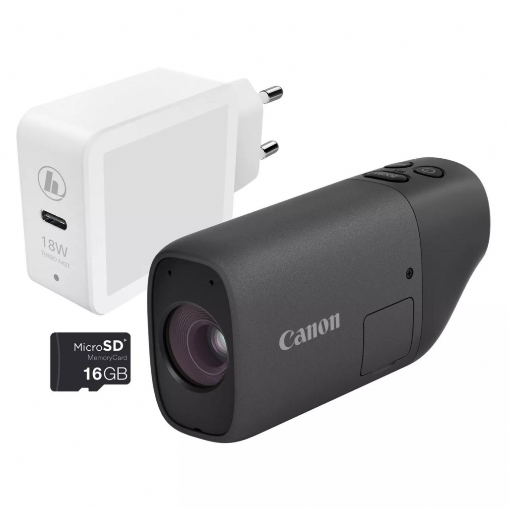 Canon PowerShot Zoom Essenitals Kit czarny + Canon Cashback 200 z