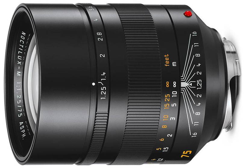 Leica 75 mm f/1.25 Noctilux-M ASPH