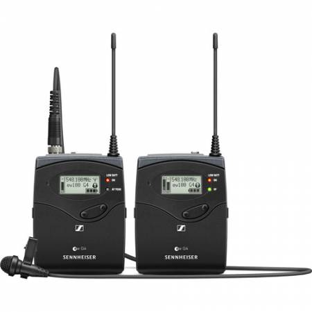 Sennheiser EW 122P G4-B (626-668 MHz) bezprzewodowy system audio z krawatowym mikrofonem kardioidalnym ME 4 (w magazynie!) - Dostawa GRATIS!