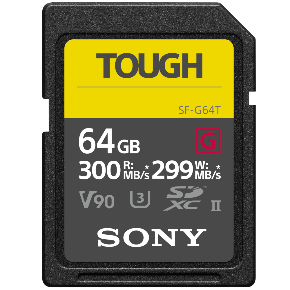 Sony SF-G Tough SDXC 64GB UHS-II U3 V90 300MB/s (w magazynie!)