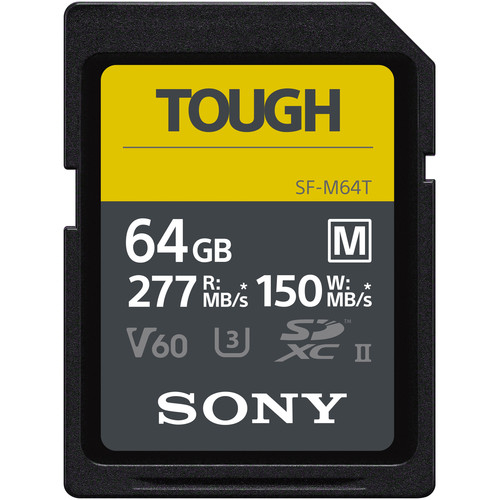 Sony SF-M Tough SDXC 64GB UHS-II U3 V60 277MB/s (w magazynie!)