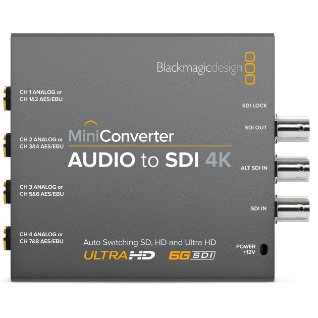 Blackmagic Mini Converter Audio to SDI 4K - Dostawa GRATIS!
