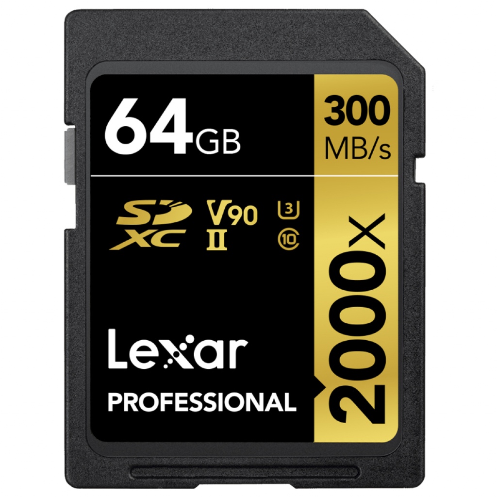 Lexar Pro 64GB 2000X SDHC/SDXC UHS-II U3 V90 (w magazynie!)
