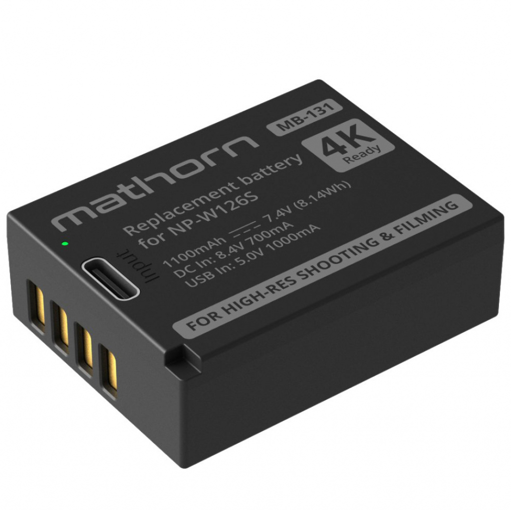 Mathorn MB-131 1100mAh USB-C do NP-W126S (w magazynie!)