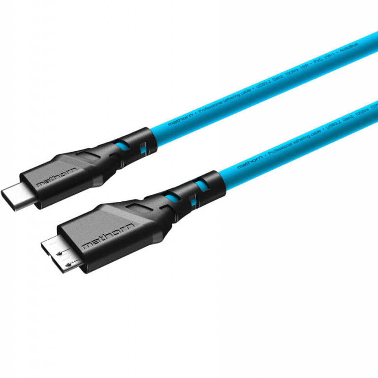 Mathorn MTC-230 USB C - MicroB 2m Arcticblue (w magazynie!)