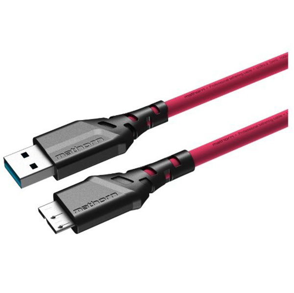 Mathorn MTC-520M USB A - MicroB 5m Magenta (w magazynie!)