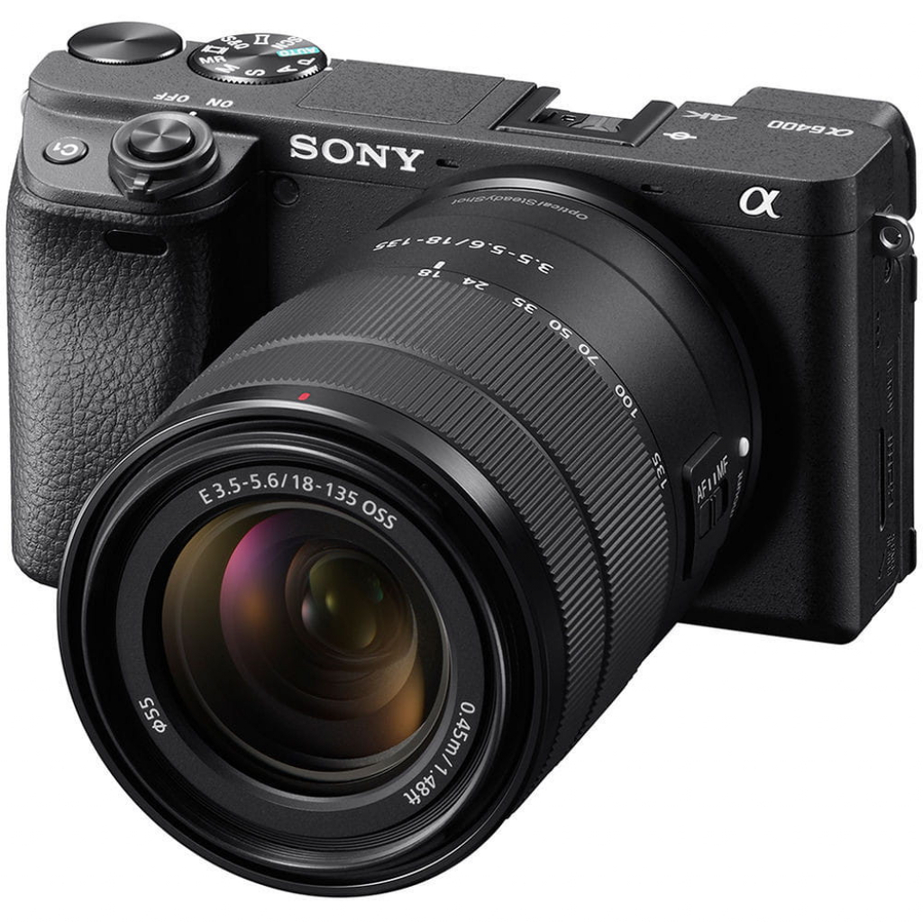 Sony A6400 + 18-135 mm f/3.5-5.6 (ILCE-6400M) + 250 z na wybrany obiektyw (w magazynie!) - Dostawa GRATIS!