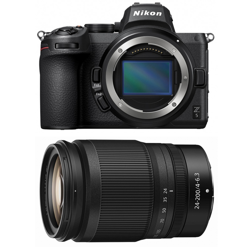 Nikon Z5 + ob. 24-200 mm (w magazynie!) - Dostawa GRATIS! + wybrane akcesoria z rabatem do -35%