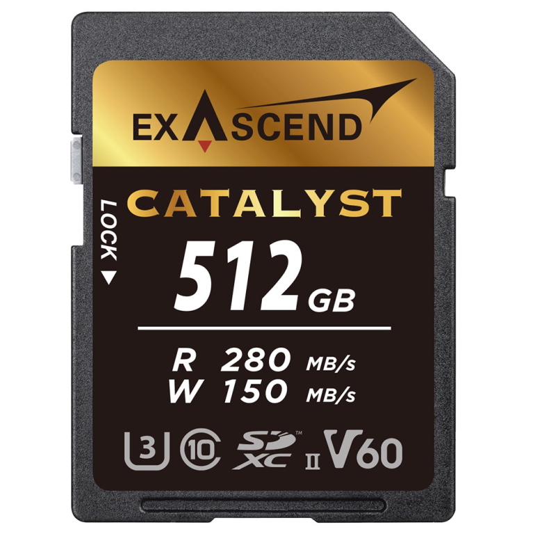 Exascend SDXC Catalyst UHS-II V60 512GB (w magazynie!)