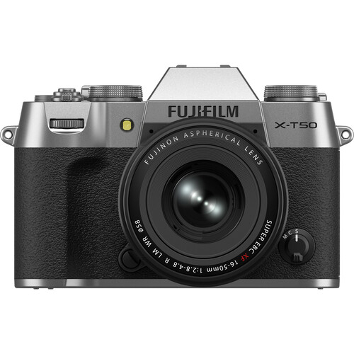 FujiFilm X-T50 + XF 16-50 mm srebrny - Dostawa GRATIS!