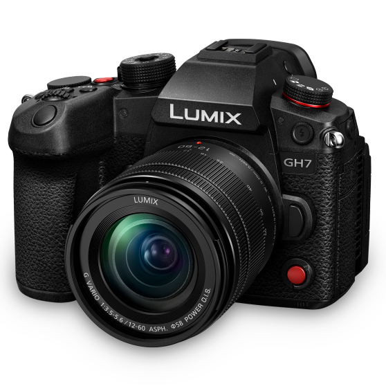 Panasonic Lumix DC-GH7 + 12-60 mm f/3.5-5.6 (FS12060) czarny (w magazynie!) - Dostawa GRATIS!