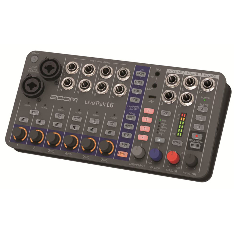 Zoom Livetrak L-6 mikser rejestrator audio 32bit