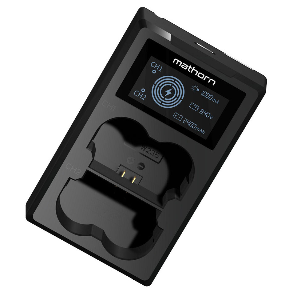 Mathorn dwukanaowa MBC-D230 USB-C do Fujifilm NP-W235