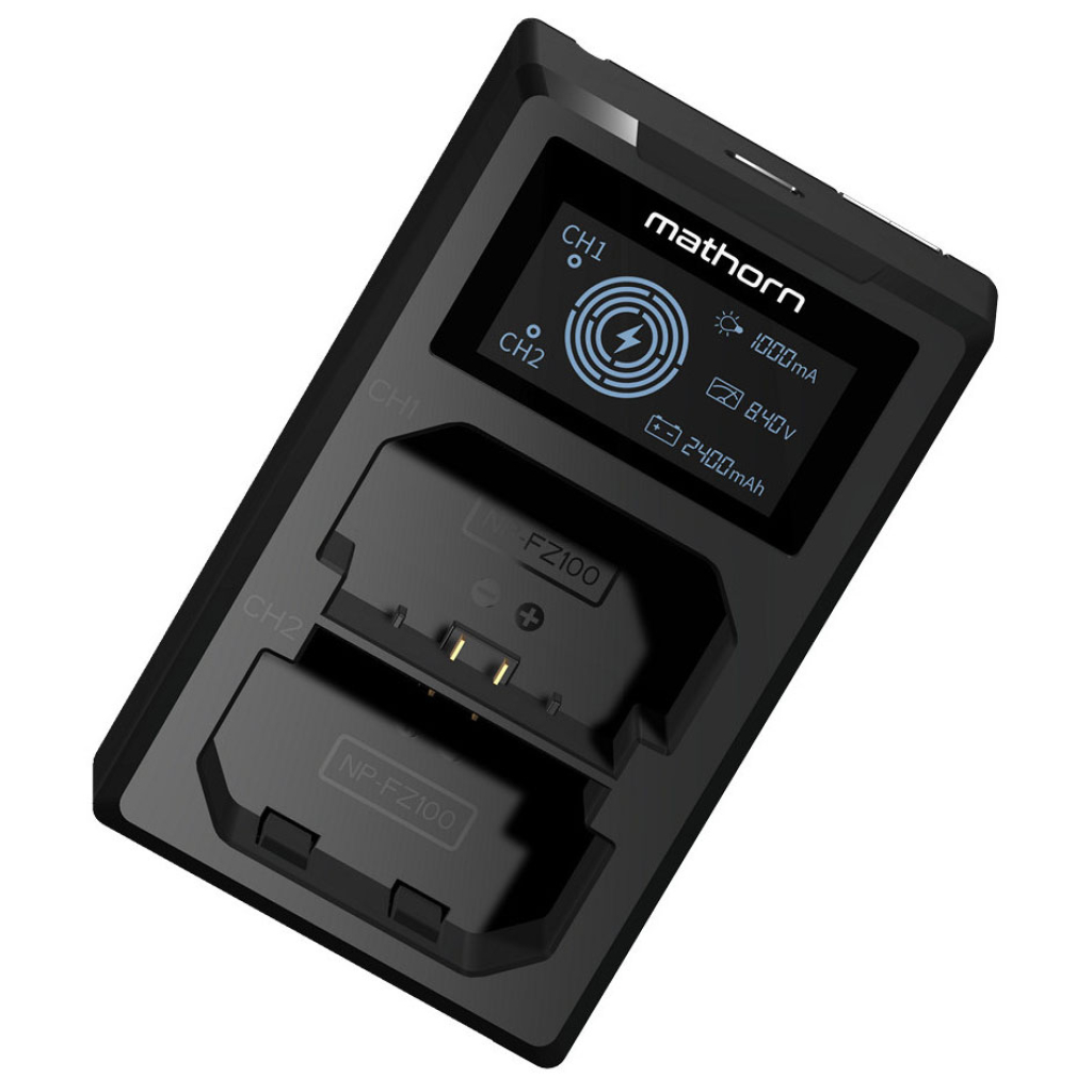 Mathorn dwukanaowa MBC-D220 USB-C do Sony NP-FZ100