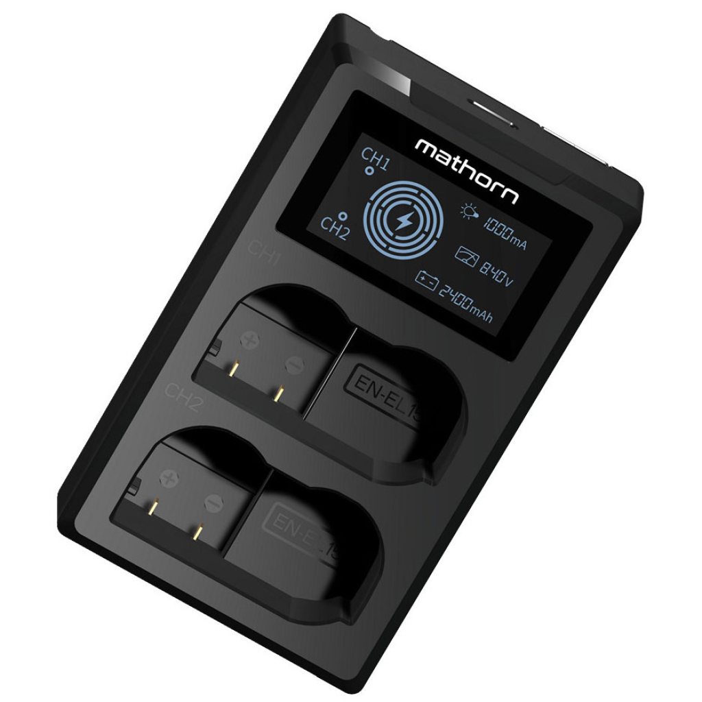 Mathorn dwukanaowa MBC-D210 USB-C do Nikon EN-EL15