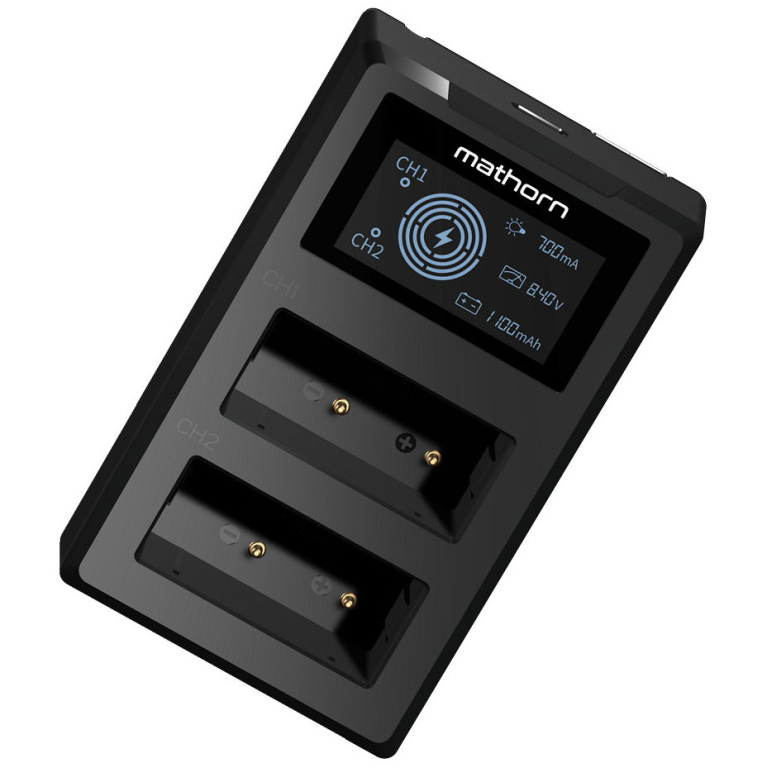Mathorn dwukanaowa MBC-D130 USB-C do Fujifilm NP-W126S