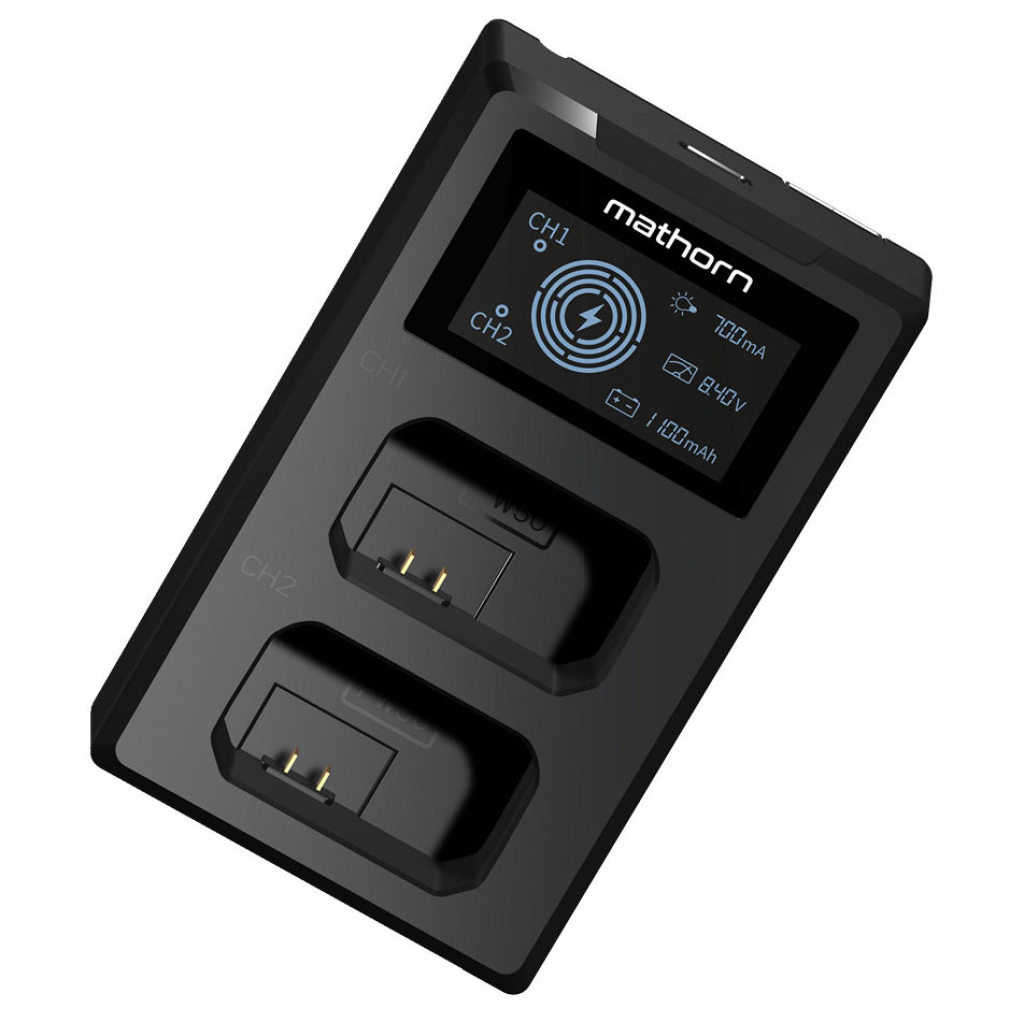 Mathorn dwukanaowa MBC-D120 USB-C do Sony NP-FW50