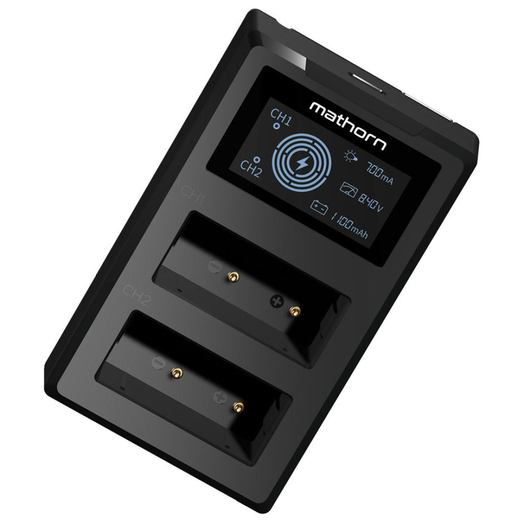 Mathorn dwukanaowa MBC-D107 USB-C do Canon LP-E17