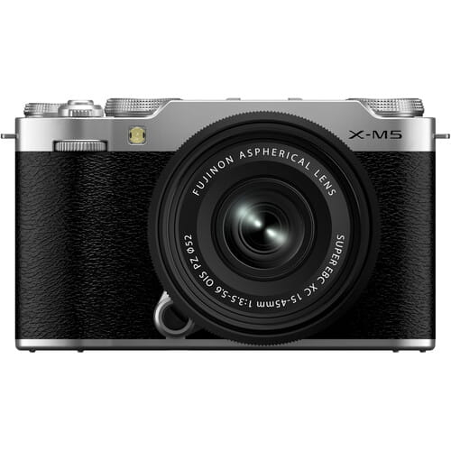 FujiFilm X-M5 + XC 15-45 srebrny (w magazynie!) - Dostawa GRATIS!