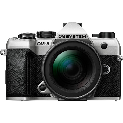 OM System OM-5 II body srebrny OM System 12-45 mm