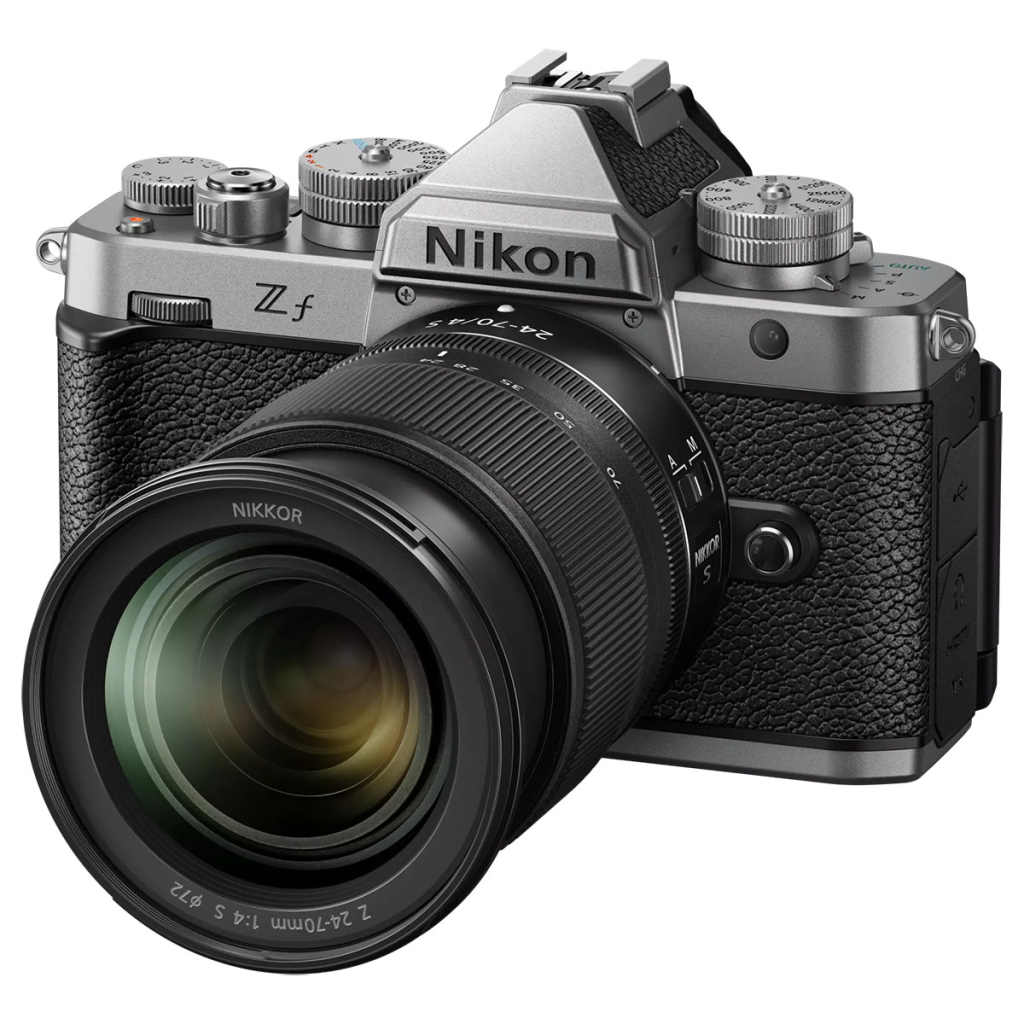 Nikon Zf srebrny + 24-70 mm f/4 S +etui SmallRig