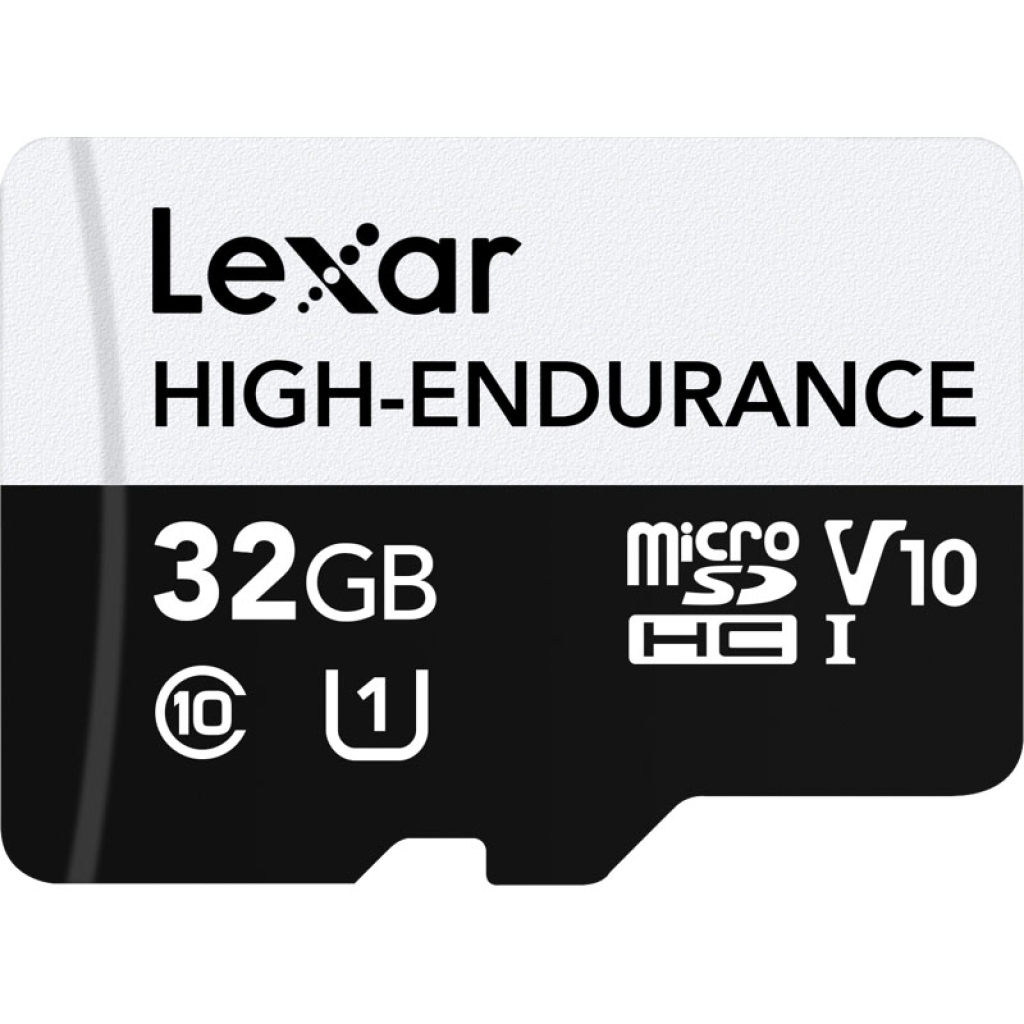 Lexar microSDHC High-Endurance UHS-I/U1/10 R100/W30 V10 32GB