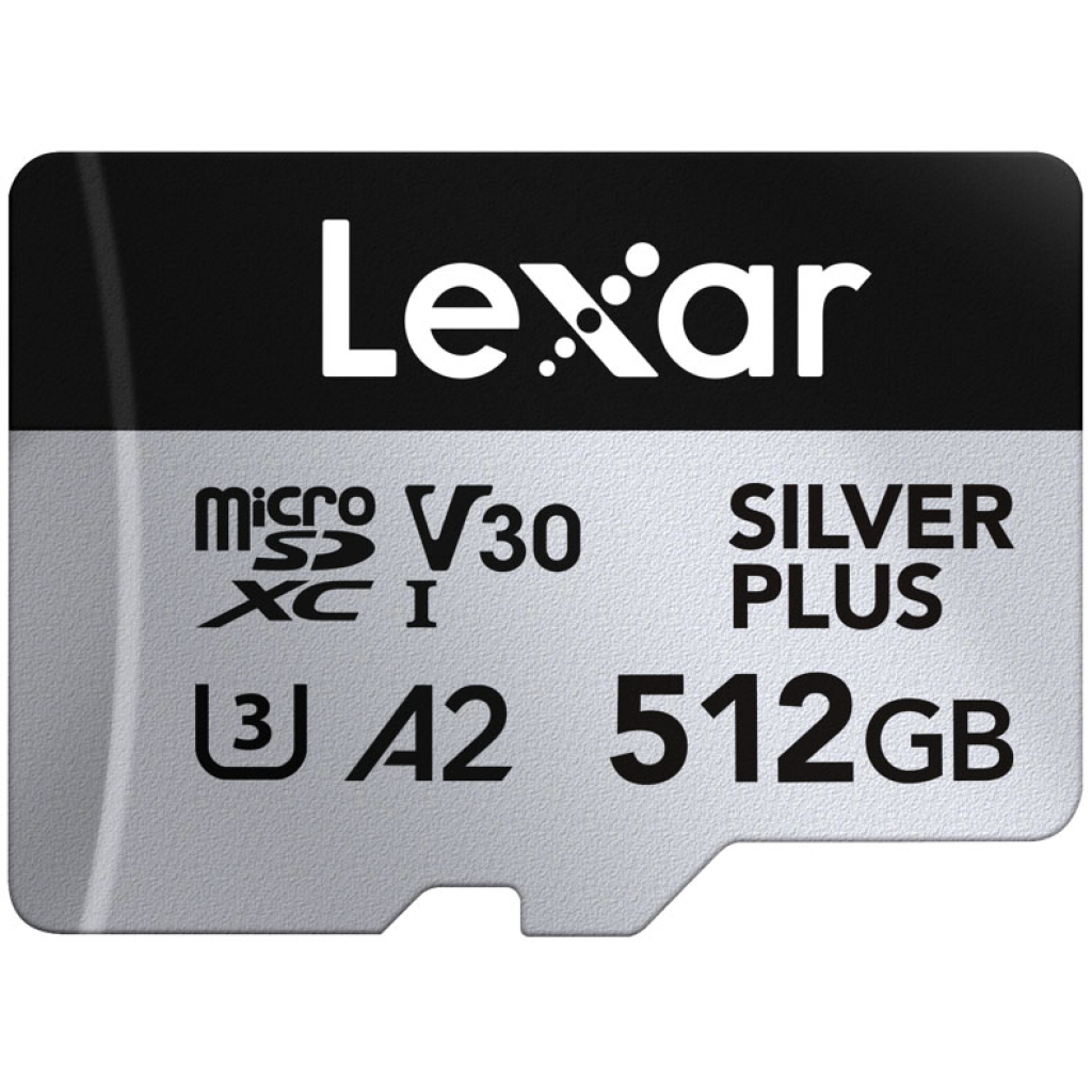 Lexar microSDXC Silver Plus 1066x UHS-I/U3/A2/4K R205/W150 V30 512GB