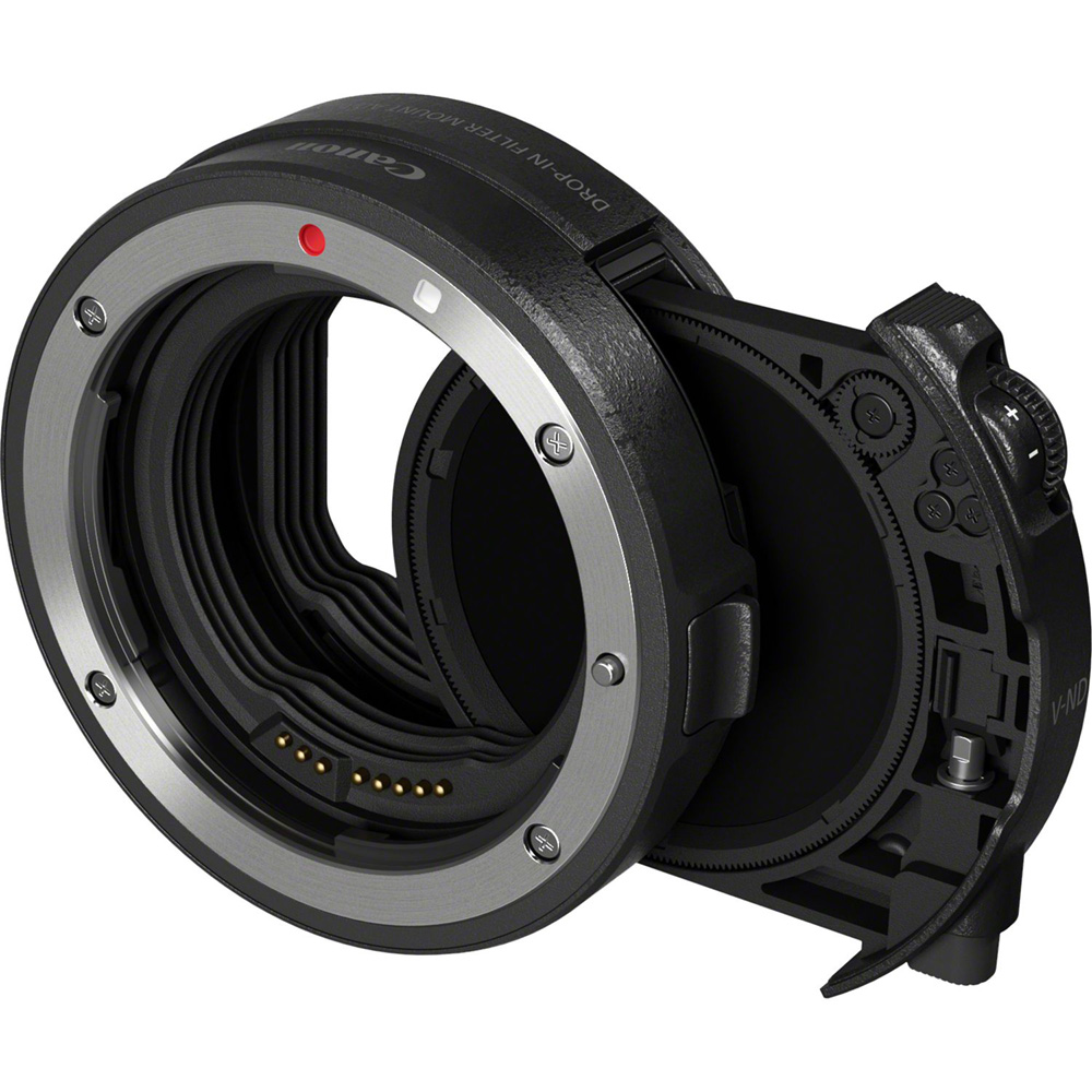 Canon Adapter mocowania EF-EOS R z uchwytem filtra wsuwanego i wsuwanym filtrem szarym A o zmiennej gstoci (w magazynie!) - Dostawa GRATIS!