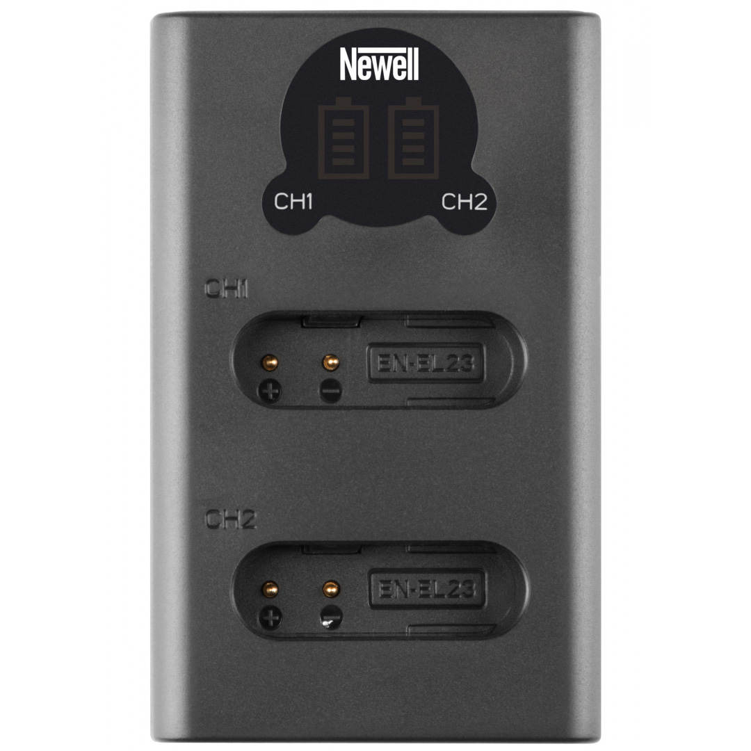 Newell dwukanaowa DL-USB-C do akumulatorw EN-EL23 (w magazynie!)