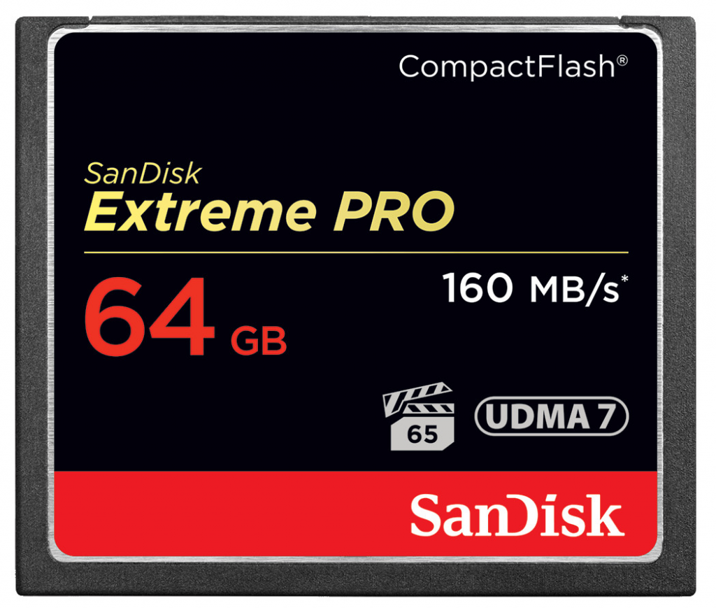 Sandisk CompactFlash EXTREME PRO 64 GB 160 MB/s (w magazynie!)