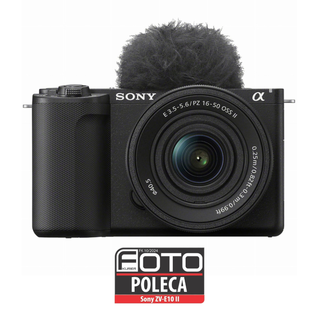 Sony ZV-E10 II + 16-50 mm f/3.5-5.6 Raty 30x0% (w magazynie!) - Dostawa GRATIS!